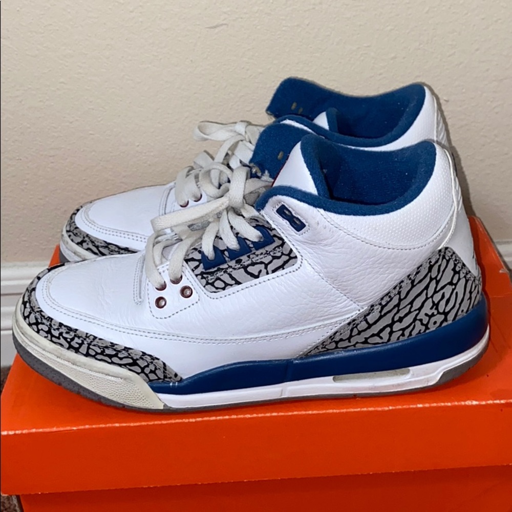 Jordan 3 True Blue Size 5Y OBO